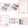 Enginetech RMCR148BP Engine ReMain Kit for 2002-2002 Chrysler 2.4L 4-Cyl .020" Over Bore (3.465")