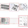 Enginetech RMC395P Engine ReMain Kit for 1992-2004 Chevy 395 6.5L V8 .040" Over Bore (4.095")