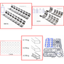 Enginetech RMC366P Engine ReMain Kit for 1969-1990 Chevy 366 6.0L V8 .060" Over Bore (4.000")
