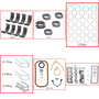 Enginetech RMCR1.5P Engine ReMain Kit for 1991-1994 Dodge 1.5L 4-Cyl .020" Over Bore (2.990")