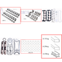 Enginetech RMC454CP Engine ReMain Kit for 1996-2000 Chevy 454 7.4L V8 .060" Over Bore (4.310")