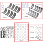 Enginetech RMF1.9EP Engine ReMain Kit for 1993-1996 Ford 1 1.9L 4-Cyl .030" Over Bore (3.260")