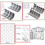 Enginetech RMF140KP Engine ReMain Kit for 1991-1993 Ford 140 2.3L 4-Cyl .030" Over Bore (3.810")