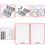 Enginetech RMF121FP Engine ReMain Kit for 1998-2003 Ford 121 2.0L 4-Cyl .030" Over Bore (3.370")