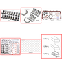 Enginetech RMF281PP Engine ReMain Kit for 2004-2004 Ford 281 4.6L V8 .020" Over Bore (3.570")