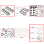 Enginetech RMF302EP Engine ReMain Kit for 1987-1990 Ford 302 5.0L V8 .020" Over Bore (4.020")