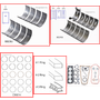 Enginetech RMF140FP Engine ReMain Kit for 1993-1994 Ford 140 2.3L 4-Cyl .040" Over Bore (3.820")
