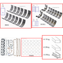 Enginetech RMF250 Engine ReMain Kit for 1969-1980 Ford 250 4.1L V6 .030" Over Bore (3.710")