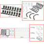 Enginetech RMF330P Engine ReMain Kit for 1997-1999 Ford 330 5.4L V8 .040" Over Bore (3.590")