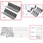 Enginetech RMF351C Engine ReMain Kit for 1970-1974 Ford 351 5.8L V8 .020" Over Bore (4.020")