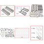 Enginetech RMF302AP Engine ReMain Kit for 1965-1983 Ford 302 5.0L V8 .040" Over Bore (4.040")