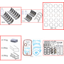 Enginetech RMMI3.0P Engine ReMain Kit for 1989-1993 Mitsubishi 3.0L V6 .040" Over Bore (3.625")