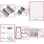Enginetech RMMI3.0AP Engine ReMain Kit for 1997-1998 Mitsubishi 3.0L V6 .040" Over Bore (3.625")