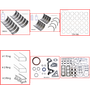 Enginetech RMMI3.0BP Engine ReMain Kit for 1999-2005 Mitsubishi 3.0L V6 .020" Over Bore (3.605")