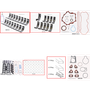 Enginetech RMGM281AP Engine ReMain Kit for 1995-1996 Cadillac 4.6L V8 .020" Over Bore (3.680")