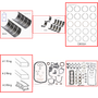 Enginetech RMMI2.0AP Engine ReMain Kit for 1992-1992 Mitsubishi 2.0L 4-Cyl .040" Over Bore (3.385")