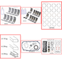 Enginetech RMJ148P Engine ReMain Kit for 2003-2006 Jeep 148 2.4L 4-Cyl .020" Over Bore (3.465")