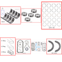 Enginetech RMHO1.5P Engine ReMain Kit for 1984-1987 Honda 1.5L 4-Cyl Standard Bore (2.915")