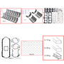 Enginetech RMF429AP Engine ReMain Kit for 1993-1995 Ford 429 7.0L V8 .020" Over Bore (4.380")