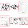 Enginetech RMMI2.0P Engine ReMain Kit for 1990-1992 Mitsubishi 2.0L 4-Cyl Standard Bore (3.345")
