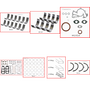 Enginetech RMHY2.7P Engine ReMain Kit for 2001-2004 Hyundai 2.7L V6 Standard Bore (3.415")