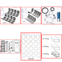 Enginetech RMS1.9AP Engine ReMain Kit for 1999-1999 Saturn 1 1.9L 4-Cyl Standard Bore (3.230")