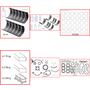 Enginetech RMNI3.0EP Engine ReMain Kit for 1993-1998 Nissan 3.0L V6 .040" Over Bore (3.465")
