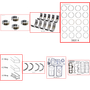 Enginetech RMVW2.0AP Engine ReMain Kit for 1999-2004 Volkswagen 2.0L 4-Cyl Standard Bore (3.250")