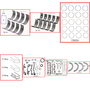 Enginetech RMTO2.4P Engine ReMain Kit for 1995-2004 Toyota 2.4L 4-Cyl .040" Over Bore (3.780")
