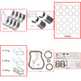 Enginetech RMSB2.5GP Engine ReMain Kit for 1999-1999 Subaru 2.5L 4-Cyl Standard Bore (3.915")