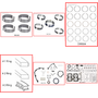 Enginetech RMSB2.5P Engine ReMain Kit for 1997-1998 Subaru 2.5L 4-Cyl Standard Bore (3.915")