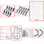 Enginetech RMTO1.8AP Engine ReMain Kit for 1998-2008 Toyota 1.8L 4-Cyl .020" Over Bore (3.130")