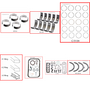 Enginetech RMTO1.5P Engine ReMain Kit for 1987-1994 Toyota 1.5L 4-Cyl .040" Over Bore (2.915")