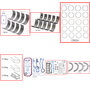 Enginetech RMTO2.4DP Engine ReMain Kit for 1994-1997 Toyota 2.4L 4-Cyl .020" Over Bore (3.760")