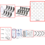 Enginetech RMTO2.4AP Engine ReMain Kit for 1991-1995 Toyota 2.4L 4-Cyl .040" Over Bore (3.780")