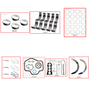 Enginetech RMSC2.4P Engine ReMain Kit for 2005-2006 Scion 2.4L 4-Cyl .020" Over Bore (3.505")