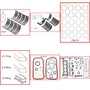Enginetech RMNI2.4FP Engine ReMain Kit for 1990-1992 Nissan 2.4L 4-Cyl Standard Bore (3.505")