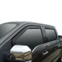 Westin Wade In-Channel Wind Deflector 4pc for 2015-2018 Ford F-150 SuperCrew - Smoke