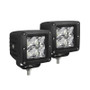 Westin Compact LED Lights - Set of 2, 5W Cree, 3x3 inches - Black