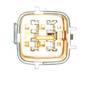 Delphi Oxygen Sensor ES20186 for 1990-2005 Mazda 3.0L (6, 929)