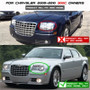 Spyder Projector Headlights with LED Halo in Smoke (LEDs not included) for Chrysler 300C