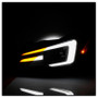 Spyder Projector Headlights Halogen Model for Subaru Impreza WRX - Black