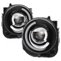 Spyder Black Light Bar DRL Projector Headlights for Jeep Renegade - PRO-JH-JREN-LBDRL-BK