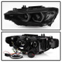 Spyder Projector Headlights with LED DRL in Black Smoke for BMW 3 Series 4DR