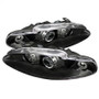 Spyder Black Projector Headlights with LED Halo for Mitsubishi Eclipse