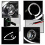 Spyder Projector Headlights with LED Halo and Light DRL in Black for Nissan Altima 4Dr