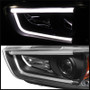 Spyder Projector Headlights with Xenon/HID and Light DRL in Black for Dodge Charger