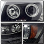 Black Smoke Projector Headlights w/ CCFL Halo LED for Toyota Tacoma 05-11-Spyder