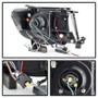 Black Smoke Projector Headlights w/ CCFL Halo LED for Toyota Tacoma 05-11-Spyder