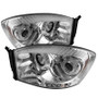 Spyder Chrome Projector Headlights with LED Halo for Dodge Ram 1500/Ram 2500